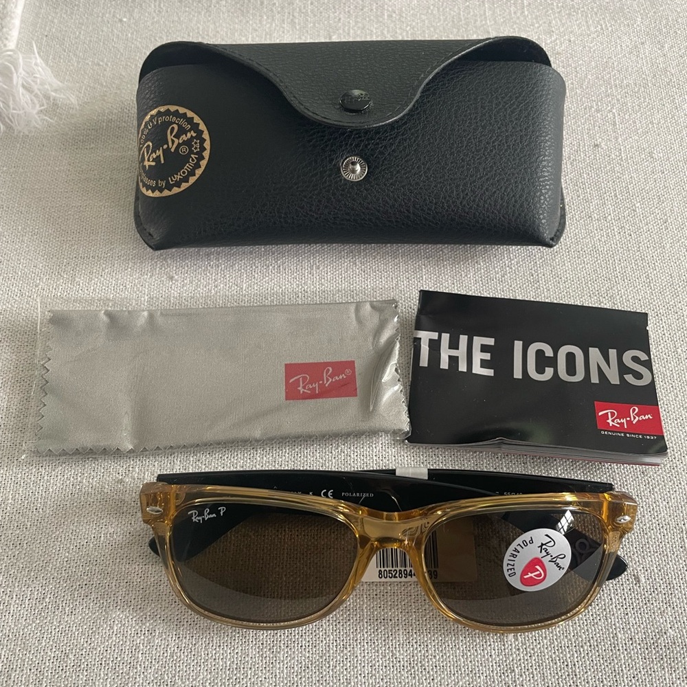 Ray Ban 2132 new wayfarer polarized sunglasses NEW
